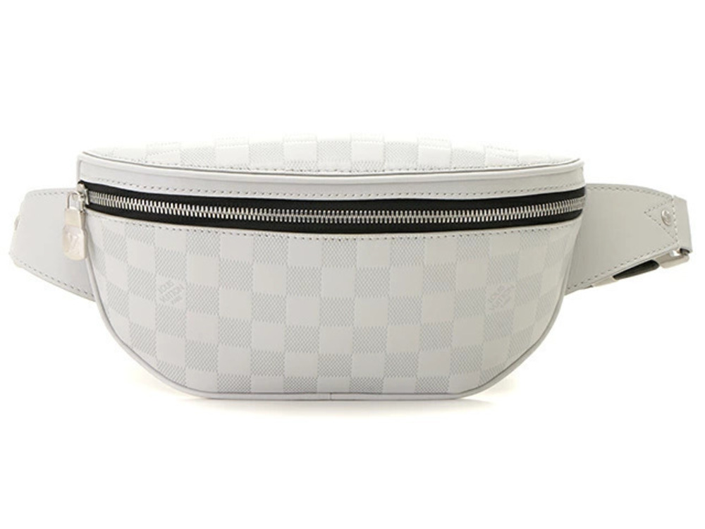 LOUIS VUITTON Canvas Bumbag Damier Infini Blanc White